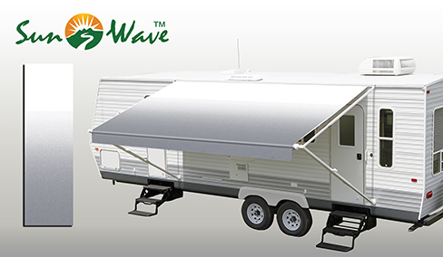 Grey Fade - RV Patio Awning Fabric - Sunwave Products